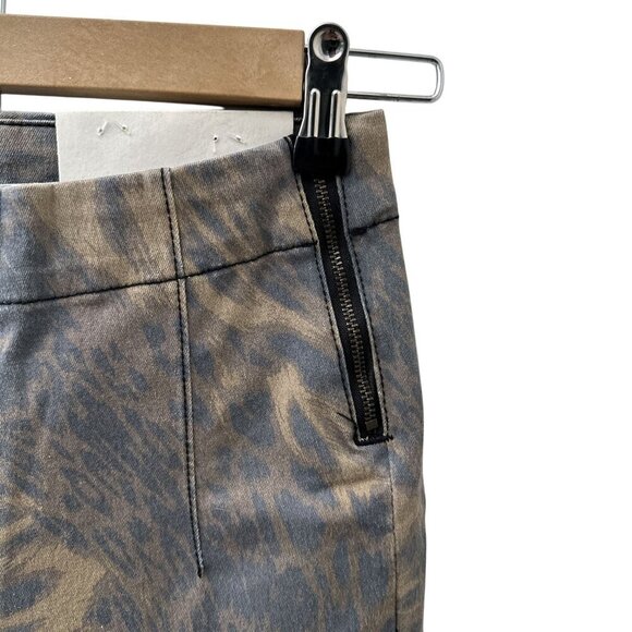 Urban Outfitters BDG High Rise Skinny Pants Leopard Print Zip Hem Women 26 NWT - Picture 8 of 16